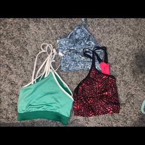 Sports bra bundle (lightly worn)